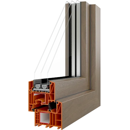 Budowa profilu Excellent Class 82 md | Oknoslide