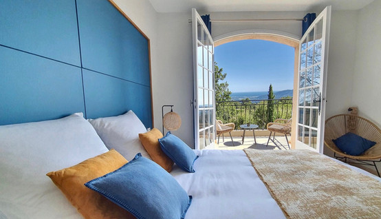 Suite Lérins. vue mer