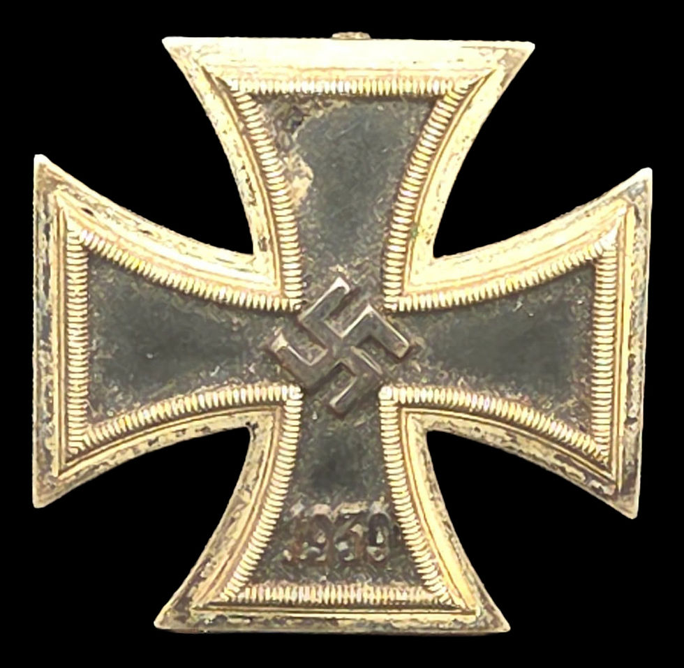 Thumbnail: German WWII EK1 Iron Cross 1st Class Unmarked 1939