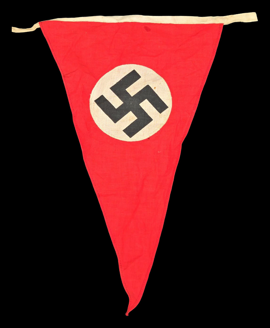 German WWII Double Sided NSDAP Political Pennant