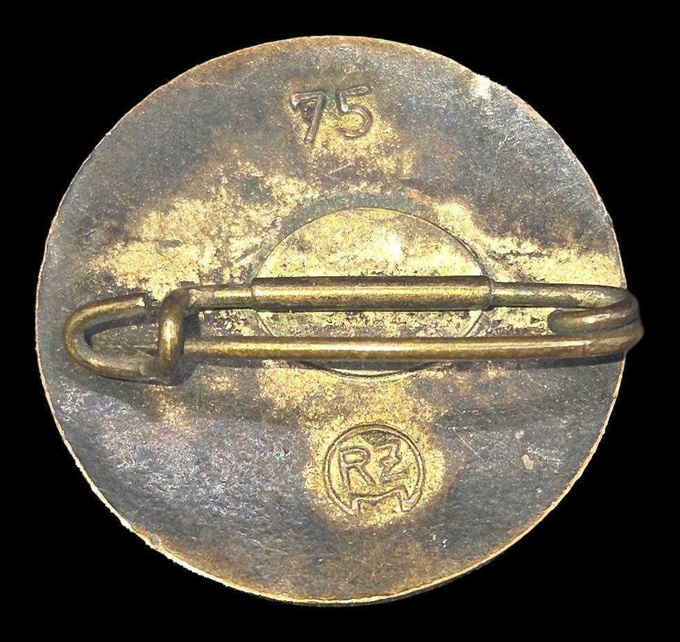 Thumbnail: German WWII NSDAP Party Membership Badge RZM 75 Otto Schickle