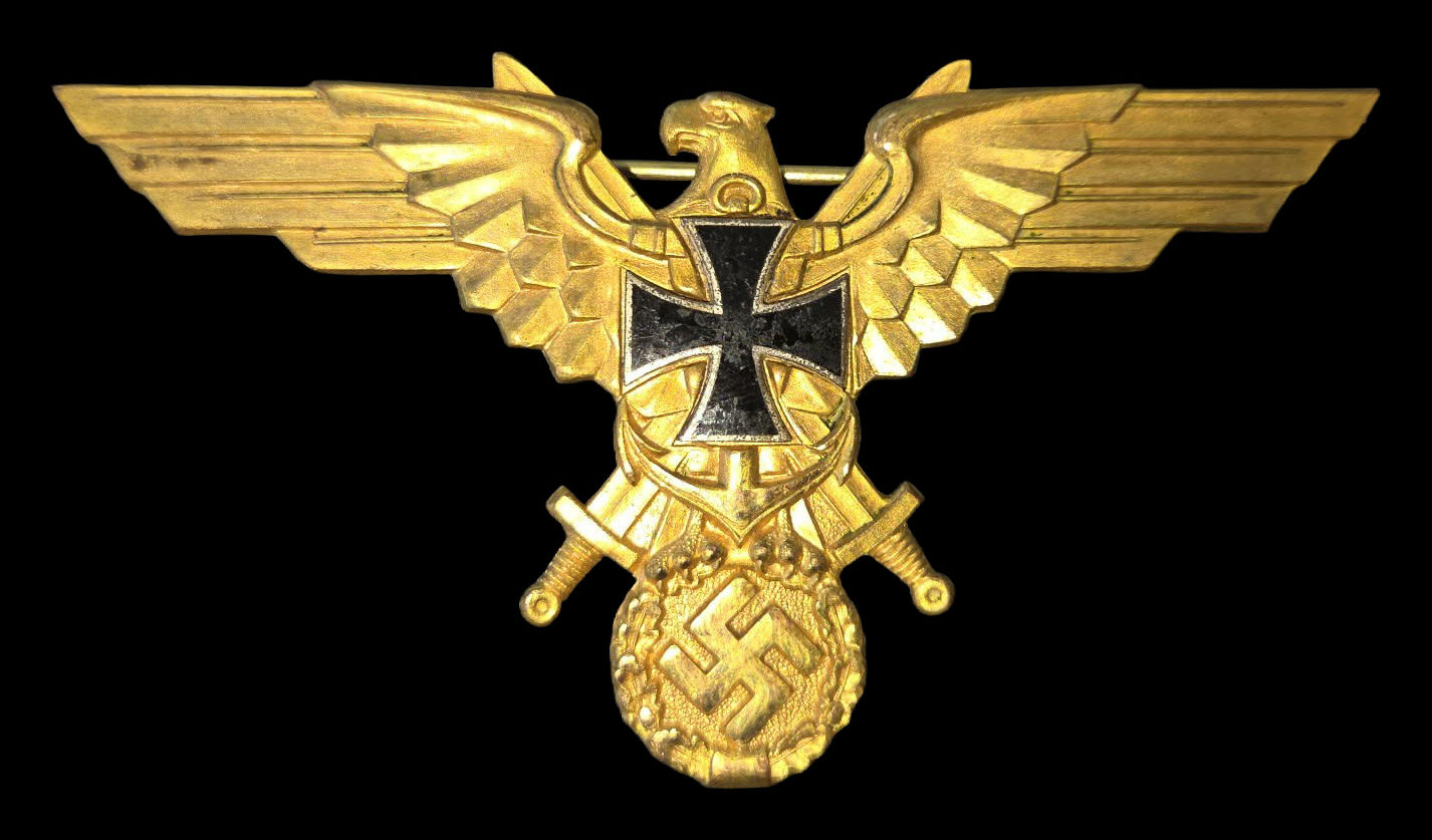 German WWII Marine Soldatenbund Veteran Organization Breast Eagle