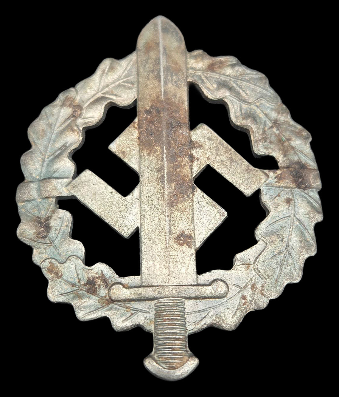 WWII German SA Sports Badge Type III Silver by Werner Redo