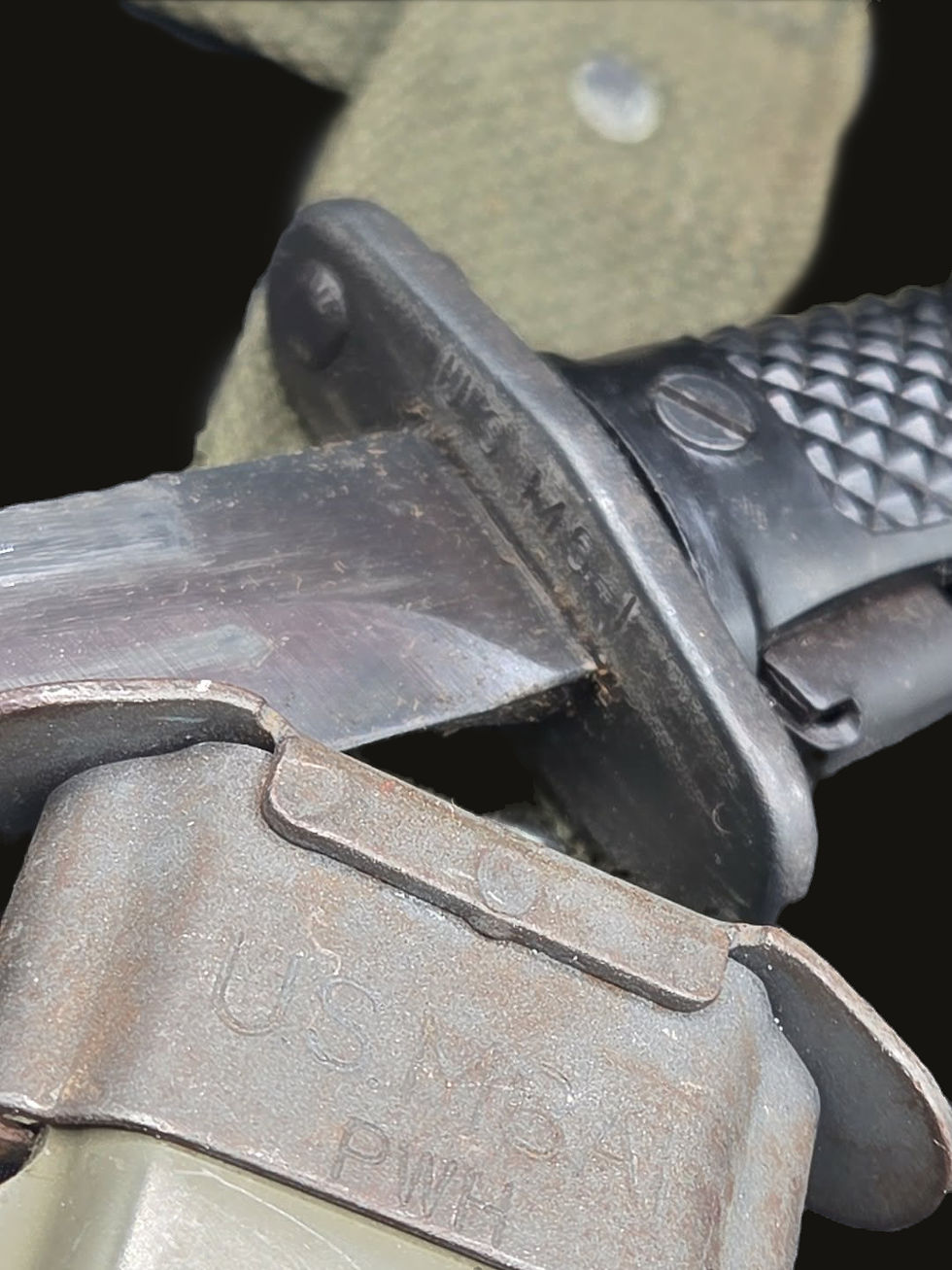 Thumbnail: Vietnam War J & D Tool Co. M5 Bayonet with M8A1 Scabbard