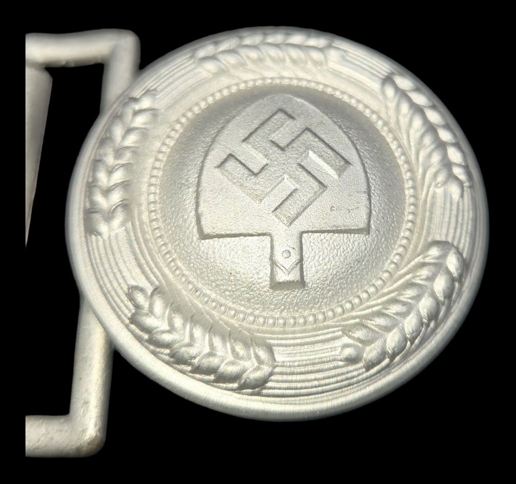German WWII RAD Reich Labour Service Leader Belt Buckle by Assmann