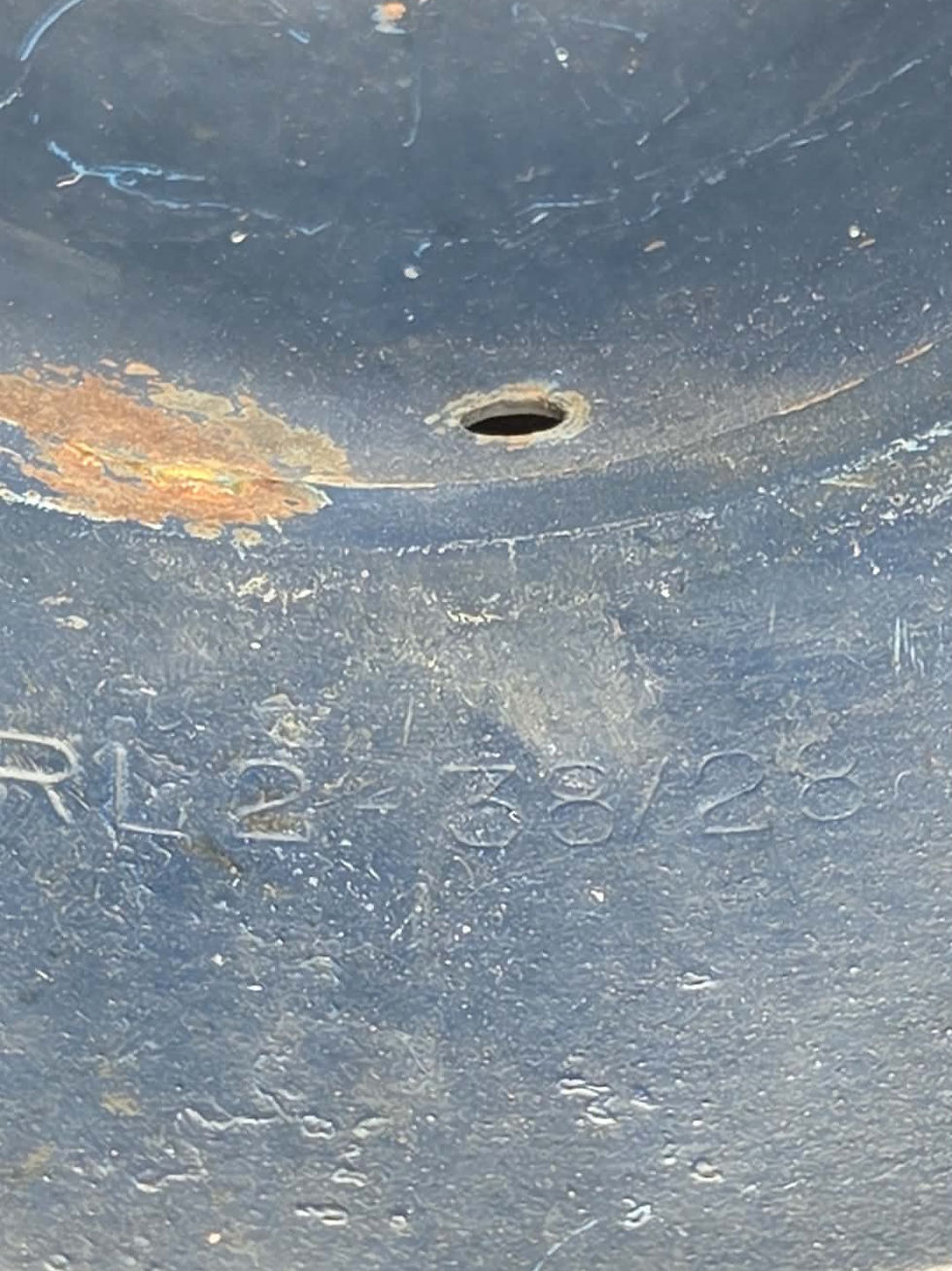 Thumbnail: German WWII Luftschutz M38 Gladiator Steel Helmet Shell