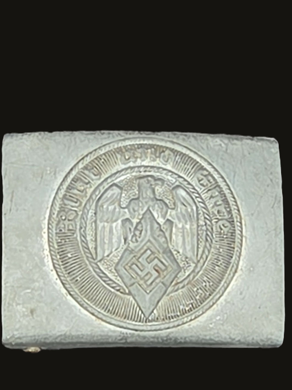 Thumbnail: German WWII Hitler Youth Belt Buckle M4/22 RZM Marked