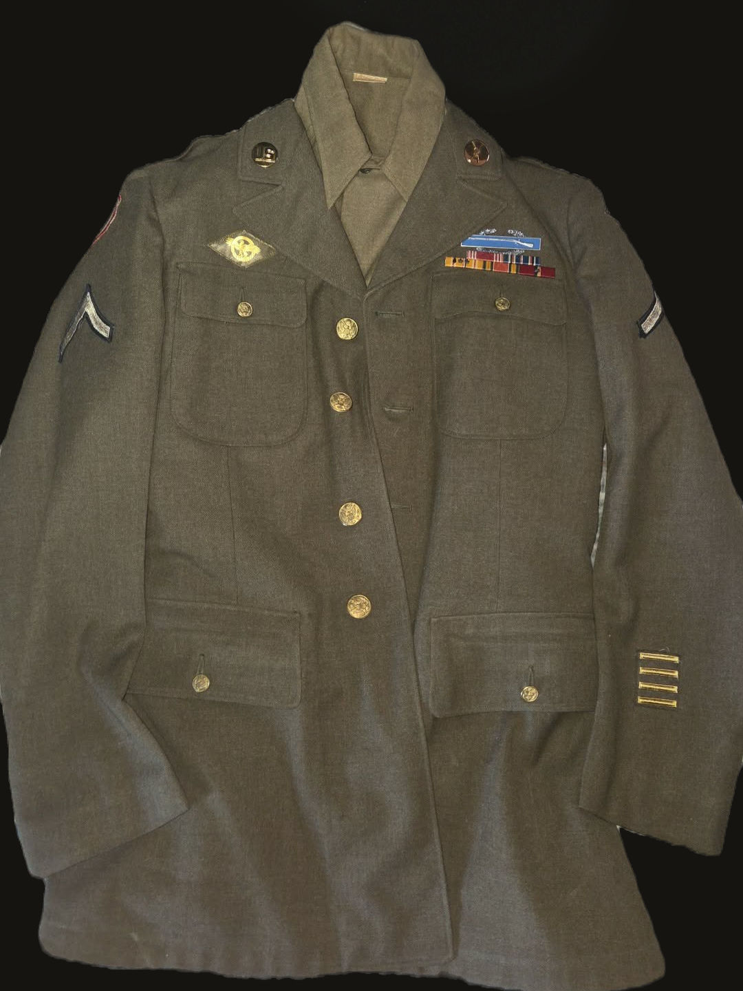 Identified WWII U.S. 31st Infantry “Dixie Division” Uniform Set