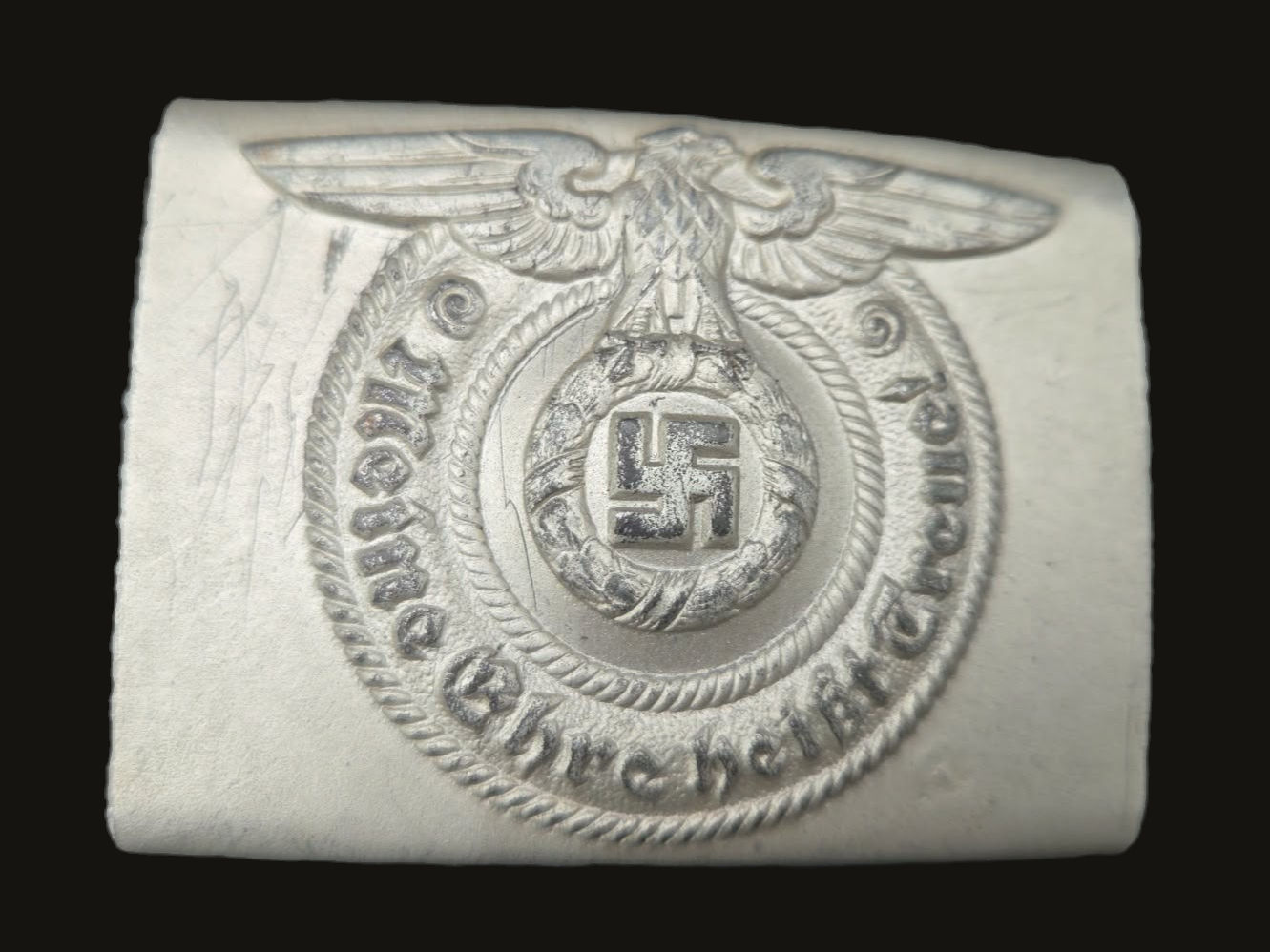 WWII German Waffen-SS Enlisted Mans Belt Buckle - Overhoff & Cie