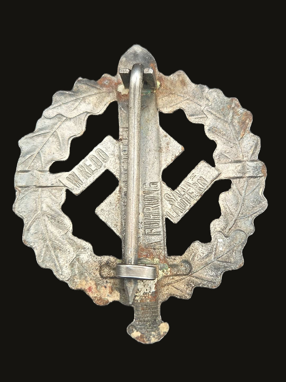 Thumbnail: WWII German SA Sports Badge Type III Silver by Werner Redo