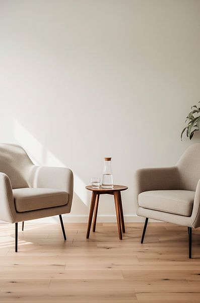 Didsbury therapy room with chairs and table