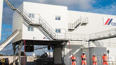 Visite d'une centrale à béton et de son dispositif de gestion durable des eaux pluviales et de process - Valorisation des eaux industrielles