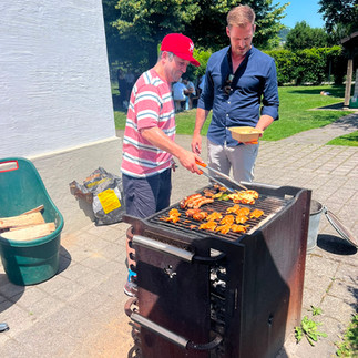Marco Limacher beim Einsatz am Grill.
