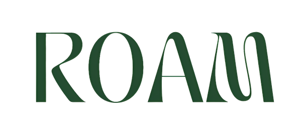 Roam logo - horizontal transparent version