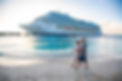 Middle aged couple enjoying a Caribbean Cruise vacation together. Candid photo of a couple