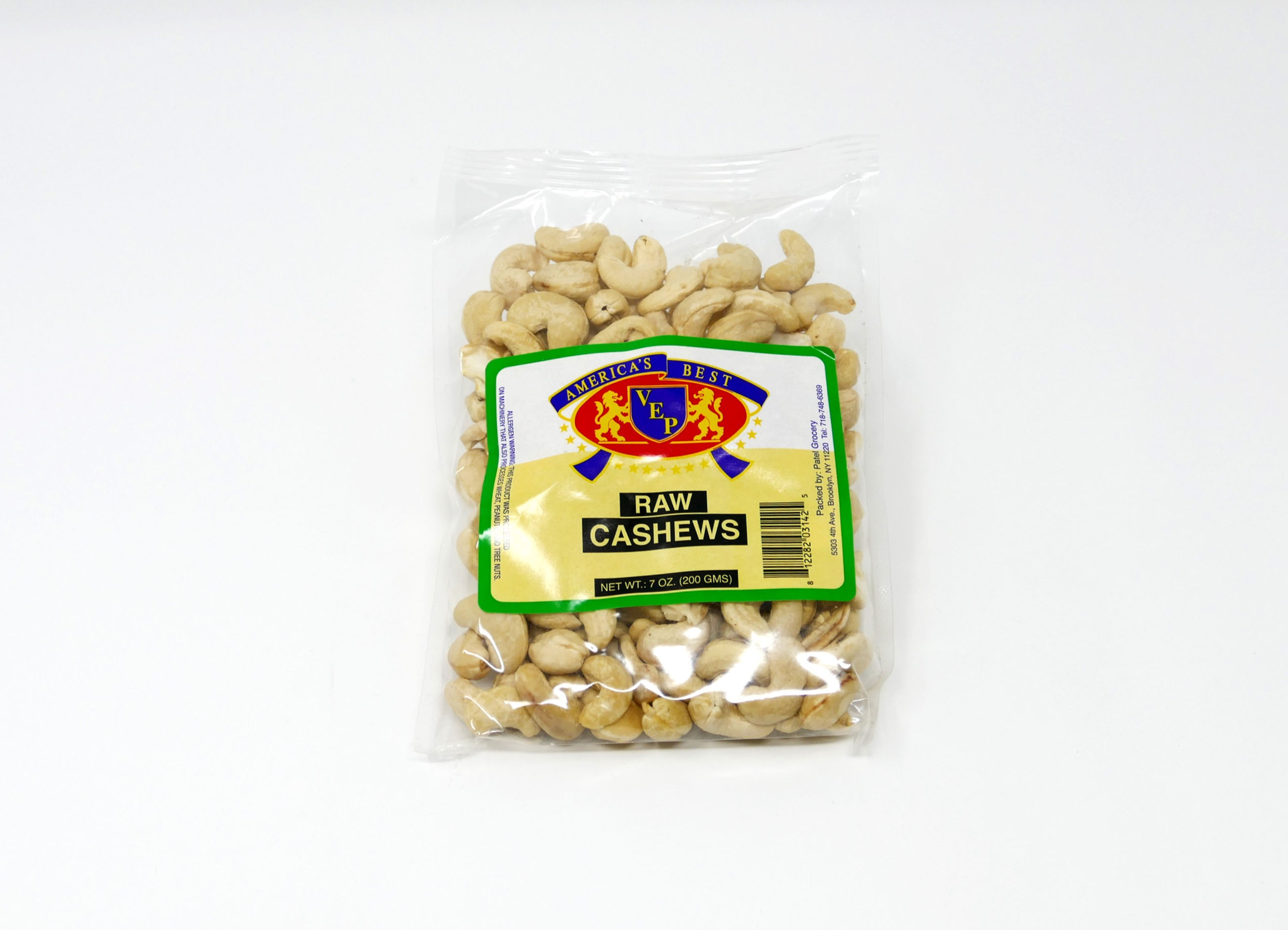 RAW CASHEWS 7 OZ 200 GMS