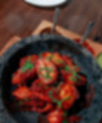 Papitas adobadas endiabladas