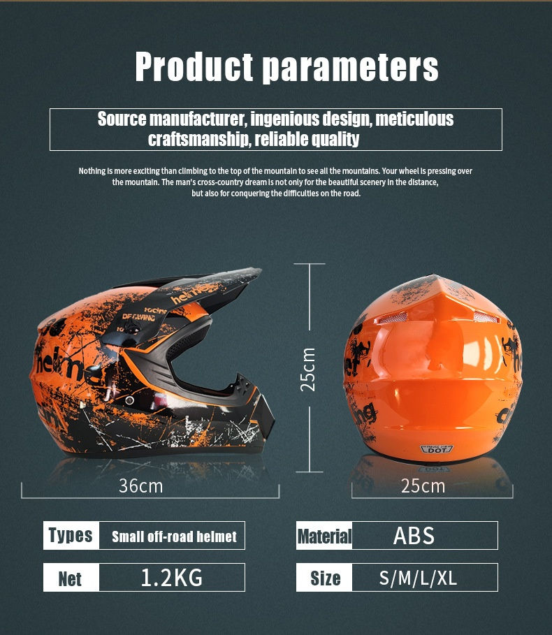 Thumbnail: Full-face Downhill DH Mountain Bike Racing Helmet AM Mountain Bike All-terrain A