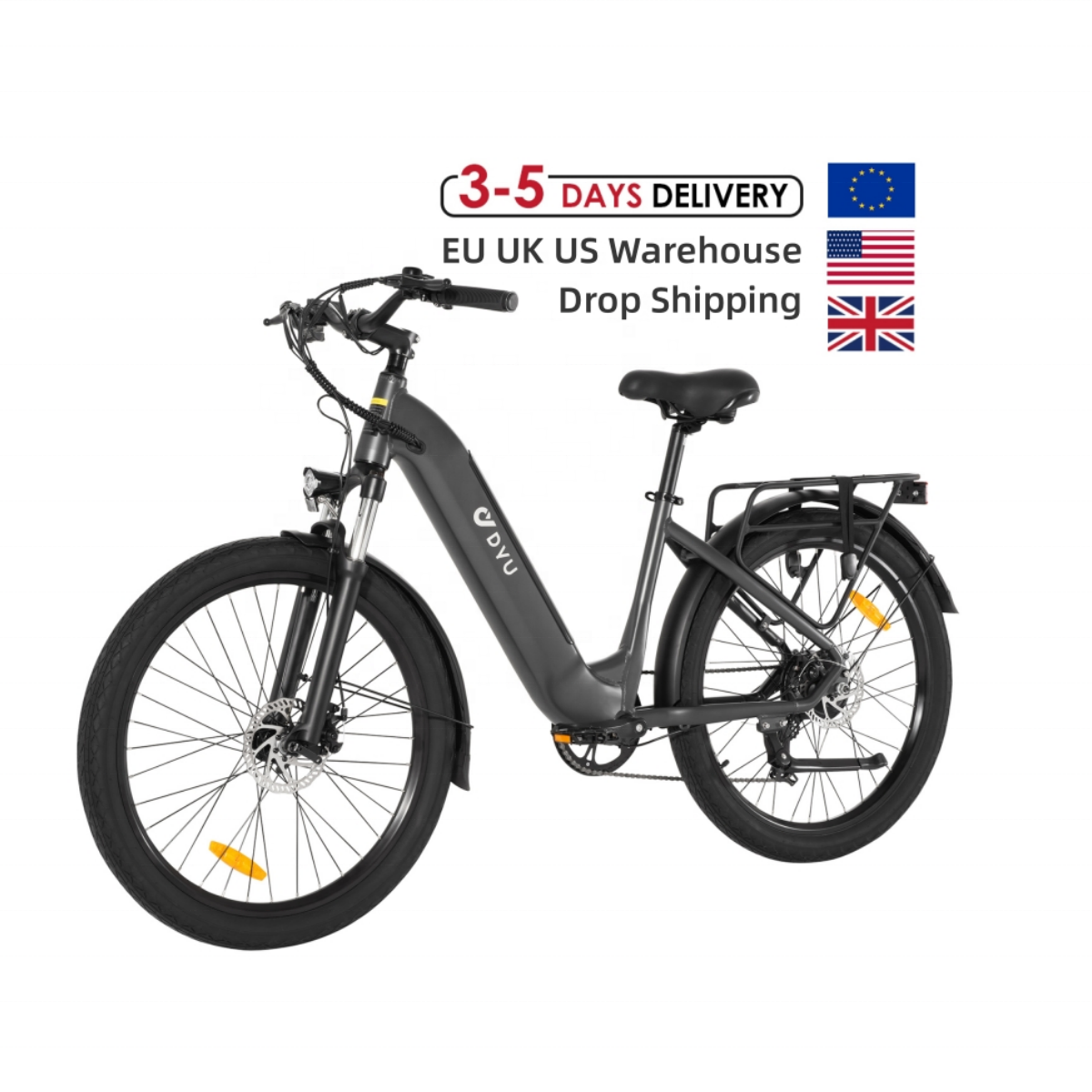 DYU C1 EMTB 350w Electric Motor assist Hybrid Bike