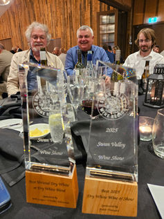 Best Dry White & Dry White Blend trophies