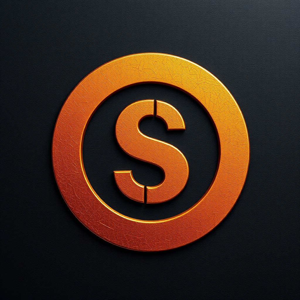 Orange S logo on black background; marketing campaign; identicube team.