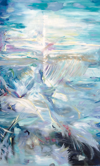 Sky landscape painting abstract contempory 