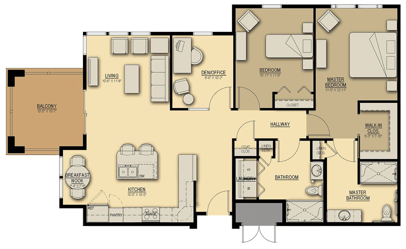 Osprey A Floor Plan-Village 6