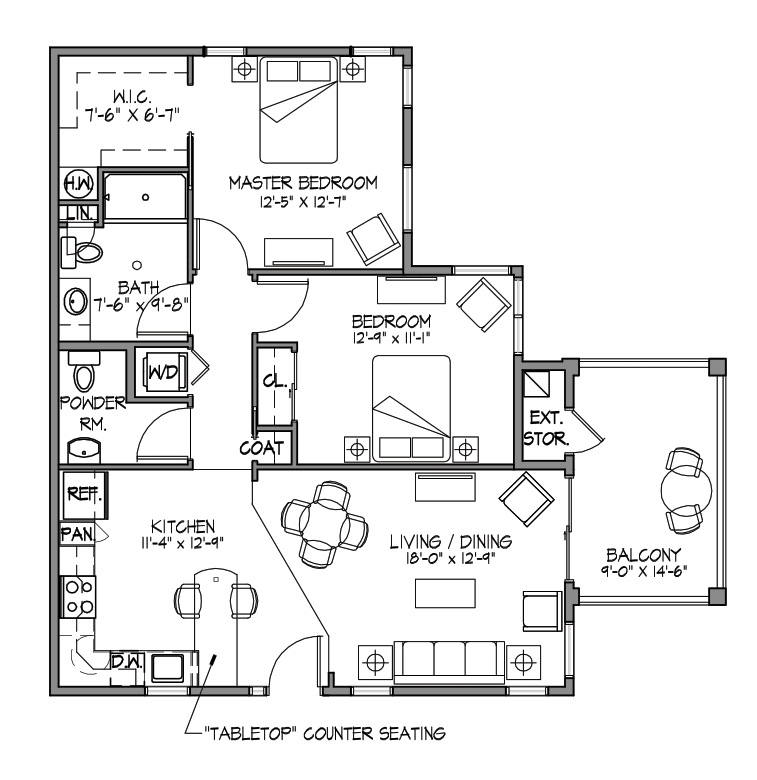The Laurel Oak Floor Plan - Village 5