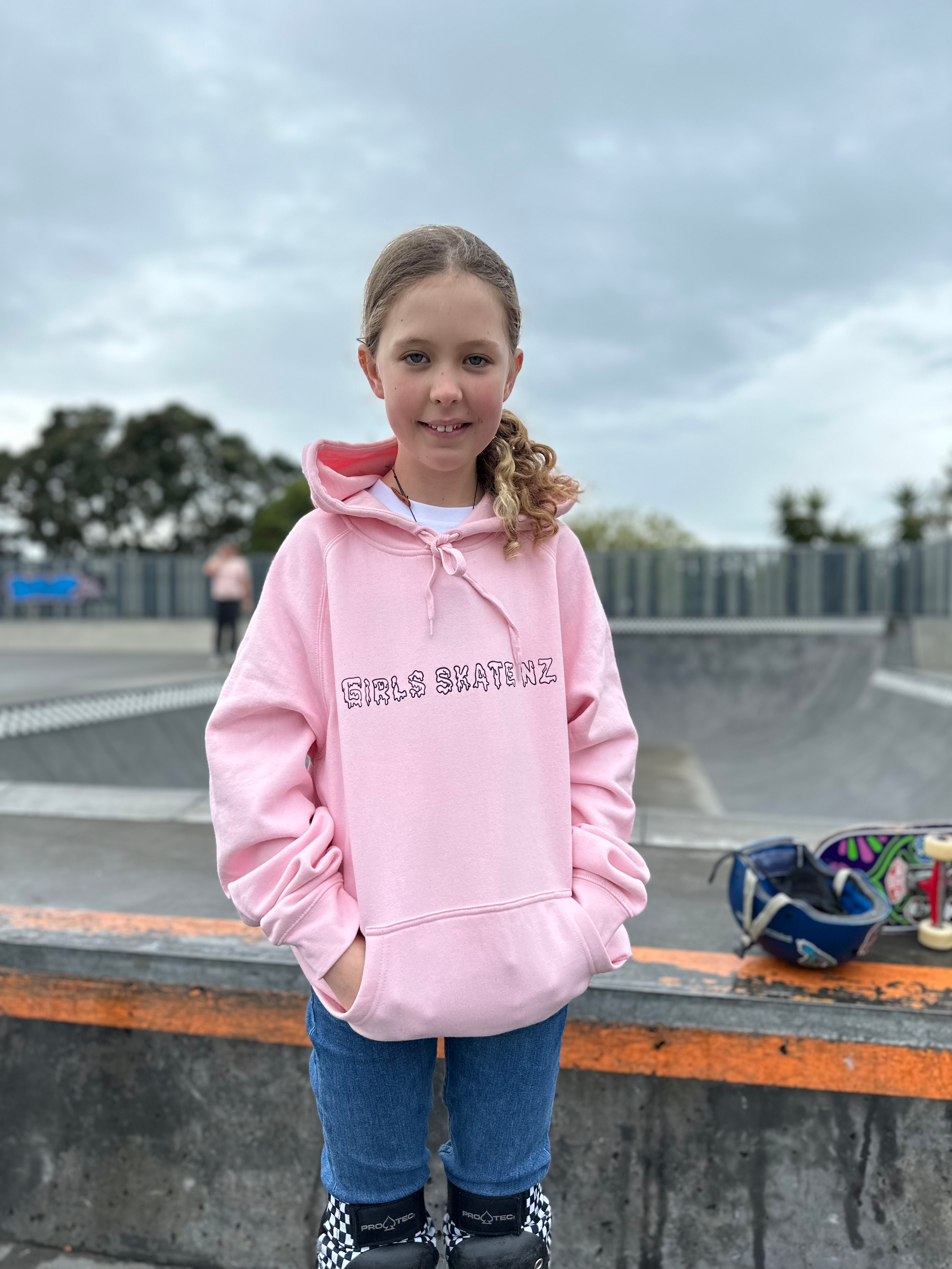 Girls Skate NZ Merch Pink Hoodie!