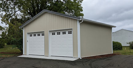 Two-car garage
