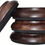 Thumbnail: Rosewood Mahogany Set of 4 Non Slip Upright Piano Caster Cups