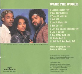 Wake the world Album cover back