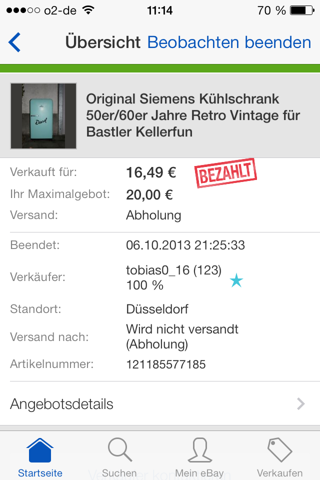 Ebay Auktion