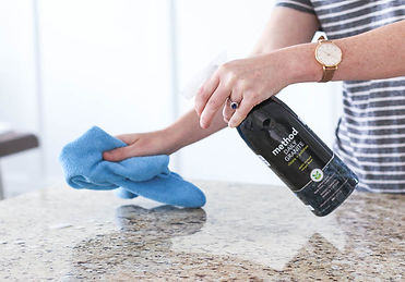Granite, Marble, and Quartz are easy to clean and maintain, heat resitant