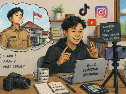 Dulu Ingin Jadi PNS, Kini Anak Muda Kalteng Lebih Pilih Mengejar Kebebasan dan Bangun Personal Branding