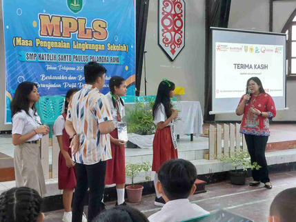 RSJ Kalawa Atei Beri Edukasi Mental Health di MPLS SMP Santo Paulus