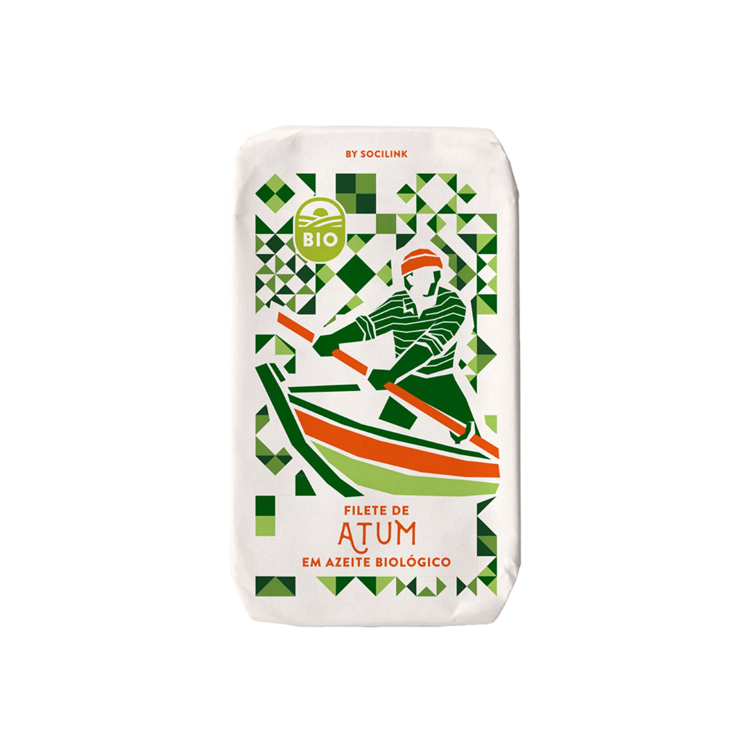 Organic Olive Oil Tuna Fillet 120g by Socilink