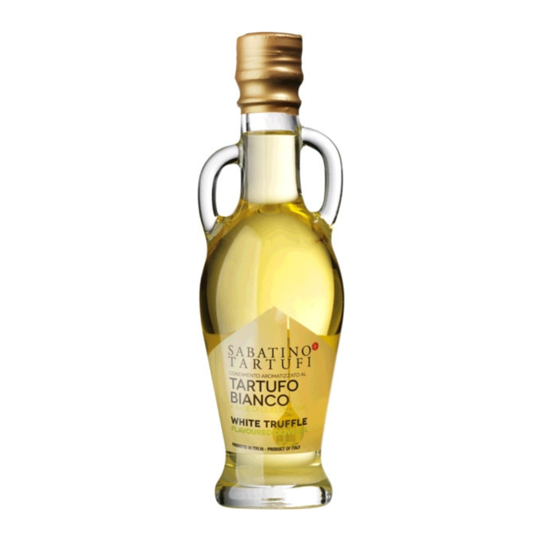 Sabatino Tartufi White Truffle Infused Extra Virgin Olive Oil Bottle 250 ML