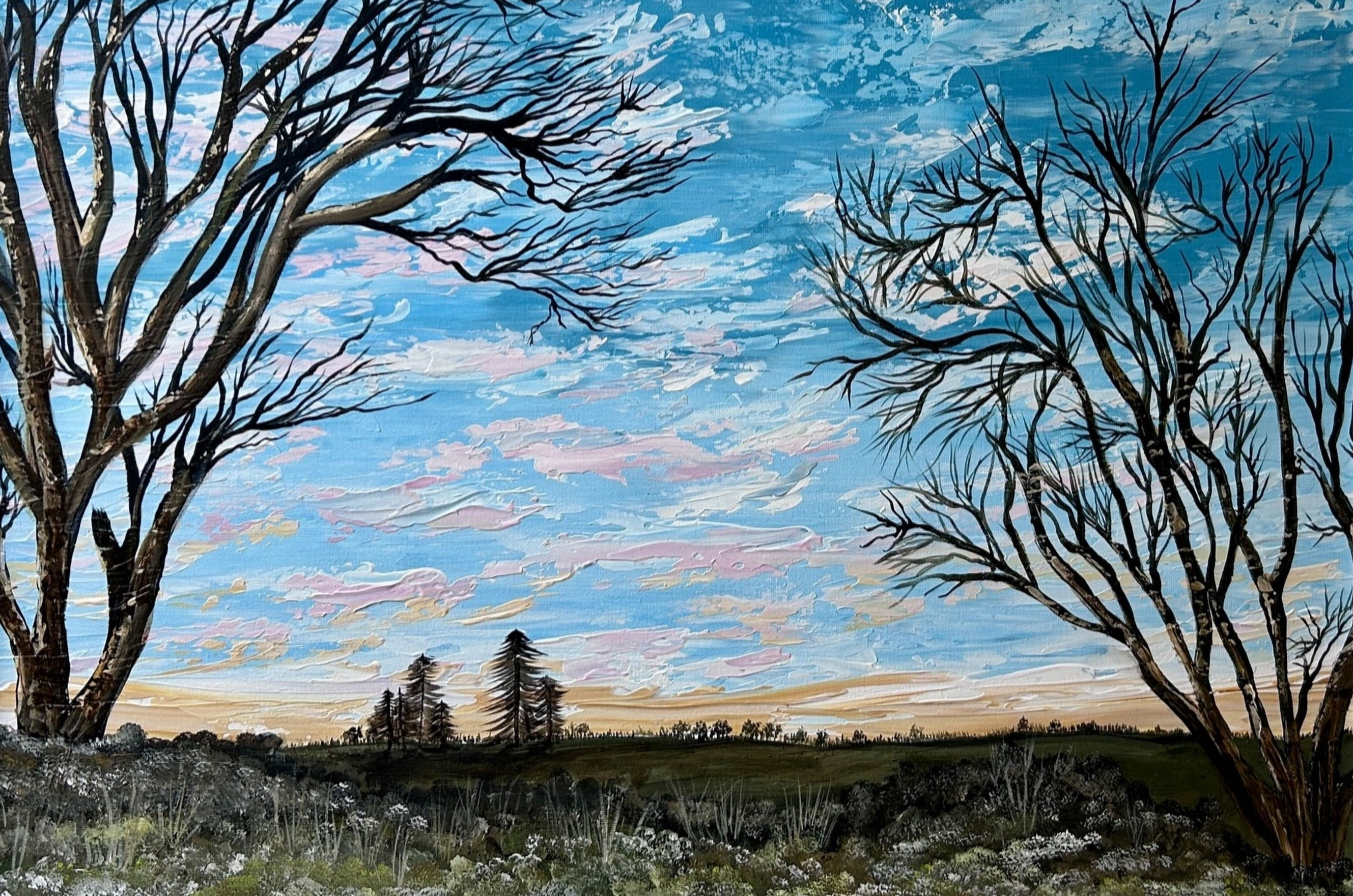 Amber Sunset - Original Painting