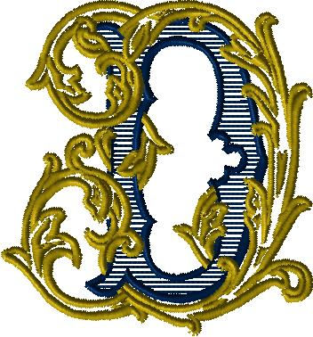 Thumbnail: Vintage Vine Monogram Towel