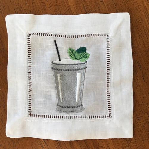Mint Julep Cup Cocktail Napkin Set Paddock Threads LLC