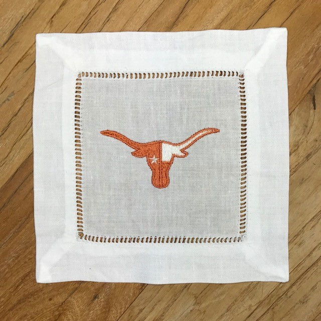 Thumbnail: Hook'em Horns Cocktail Napkin Set