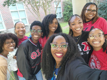 Members of Delta Sigma Theta enjoying fellowship during Chapel Hill-Carrboro chapter activities