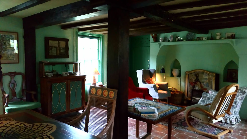 Monk's House main room