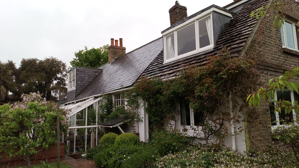 View of Monk's House from beside Virginia's bedroom