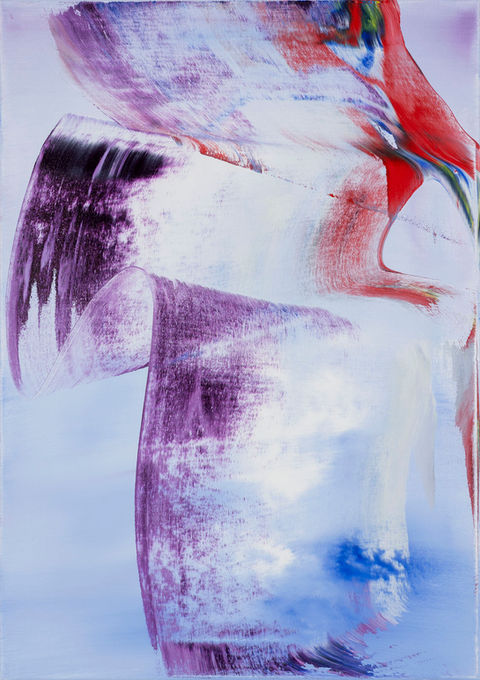 Saar, Ohne Titel, 2024, Acryl auf Leinen 70 x 50 cm