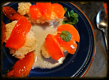Mango or Kaki Sticky Rice