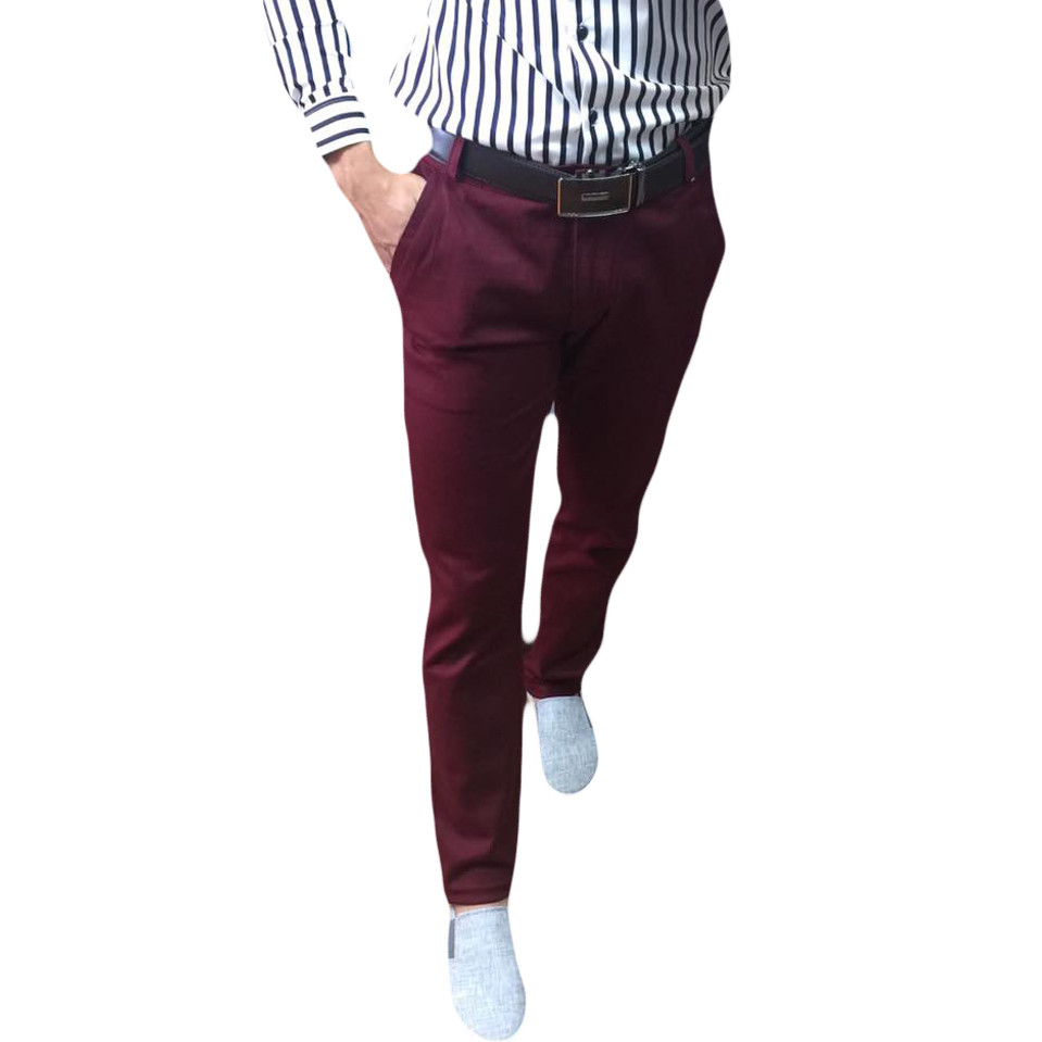 Dark Maroon Khaki