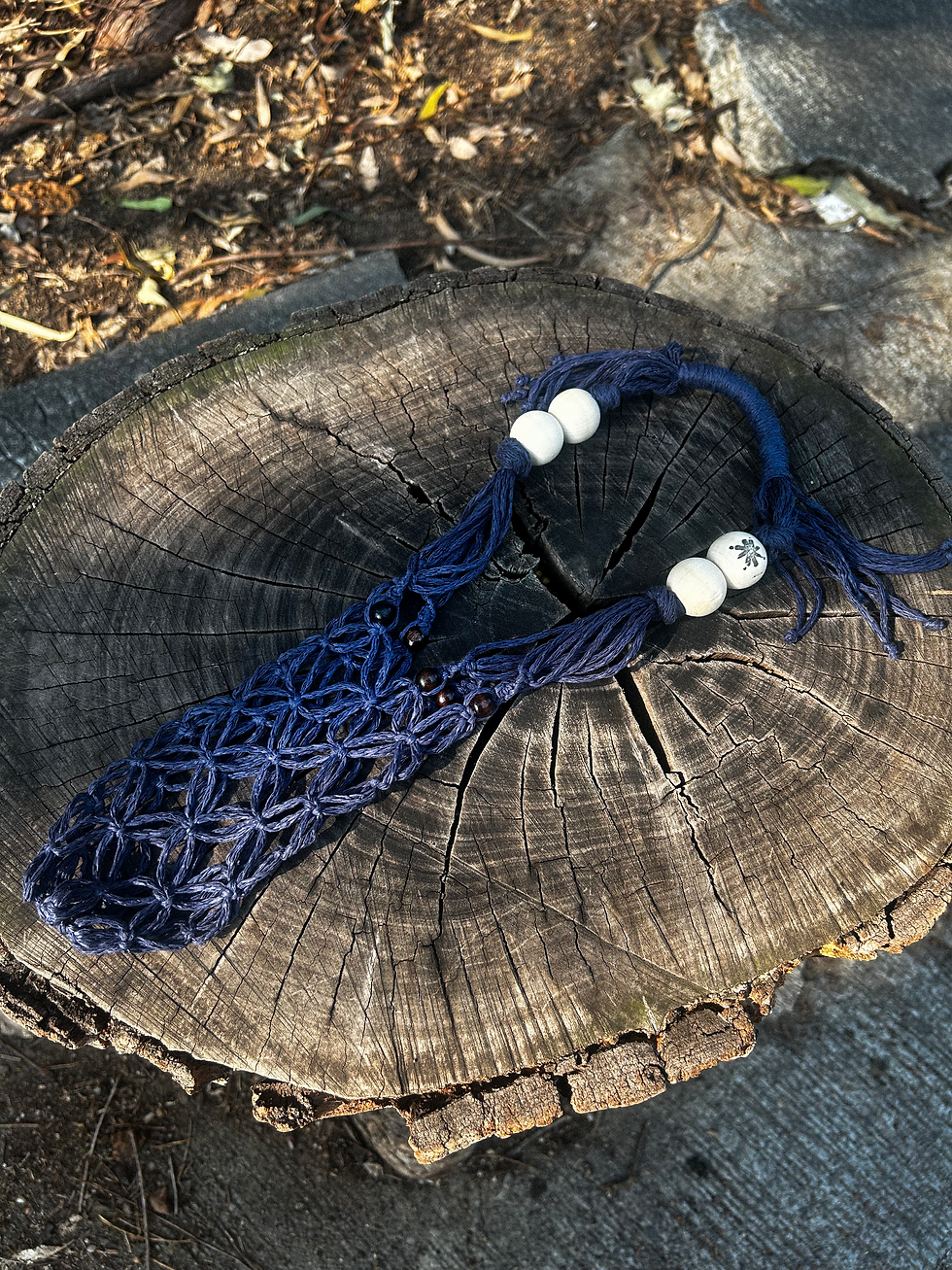 RAFFIA RING ROPE BAG