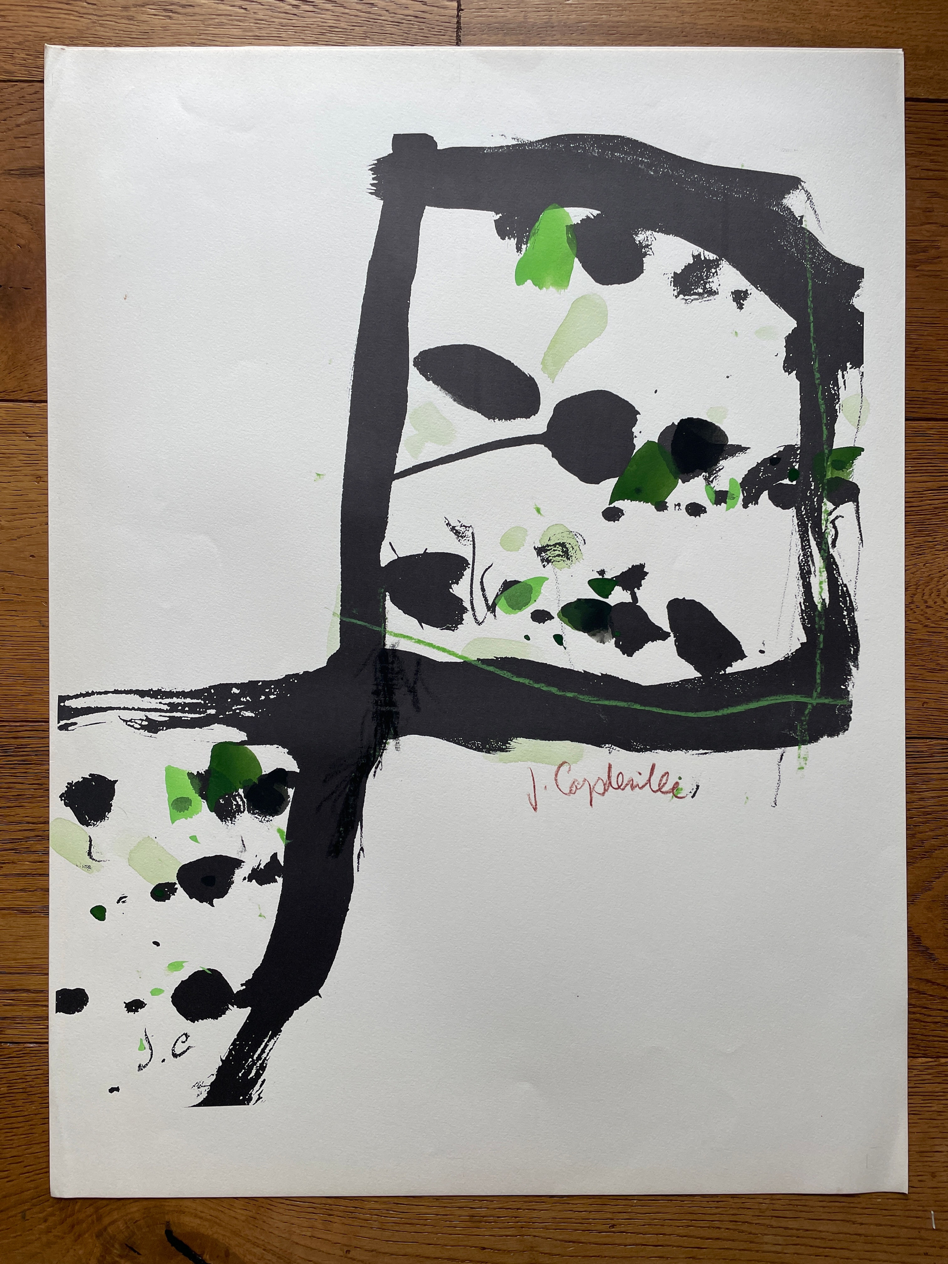 Jean Capdeville (1917-2011) - Lithographie réhaussée B